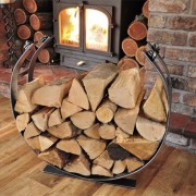 Handmade Log Holder from Chicken Shed Creations